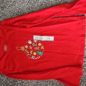 Red Long Sleeve Christmas Shirt